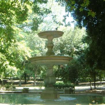 Springbrunnen im Park der Villa Borghese, Rom