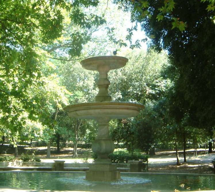 Springbrunnen im Park der Villa Borghese, Rom